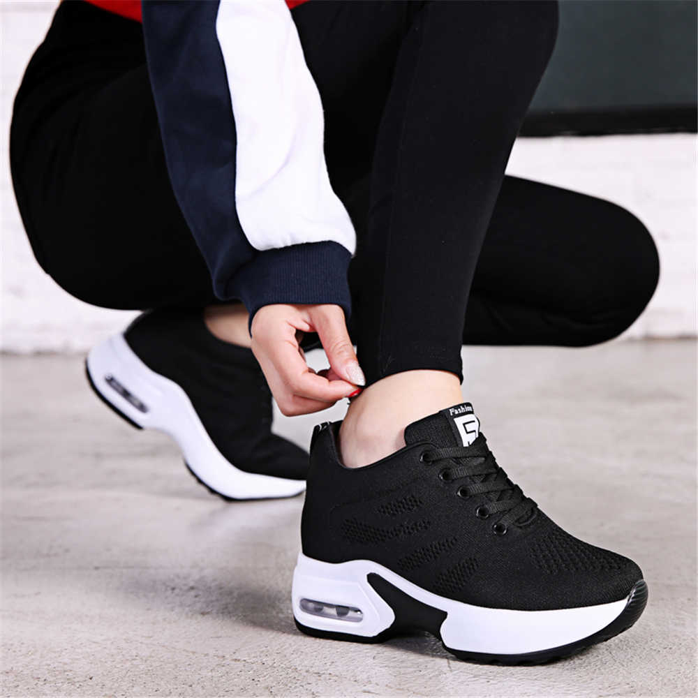 Women Shoes Types - Height Up Stoff Beste Turnschuhe Müßiggänger