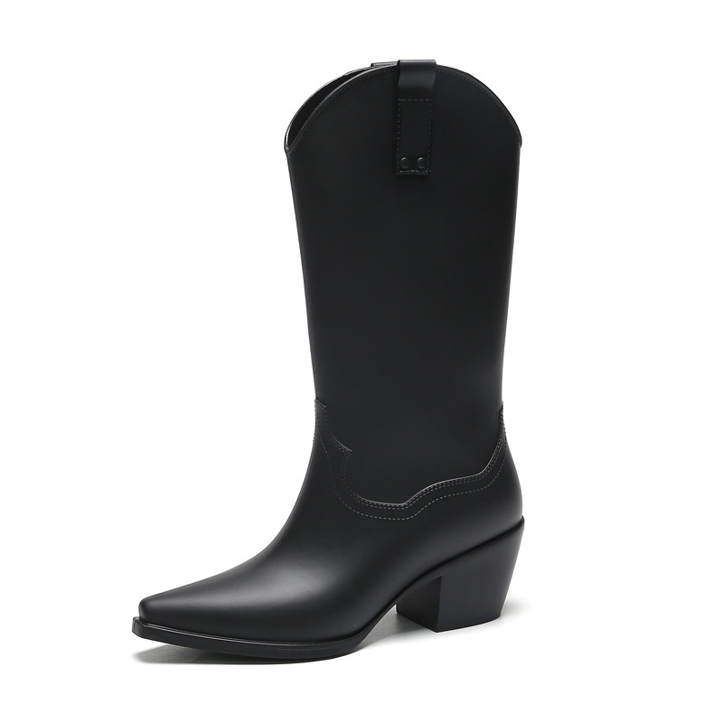 Women'S Shoes For Neuropathy - Lange Regens tiefel Damenmode High Heel