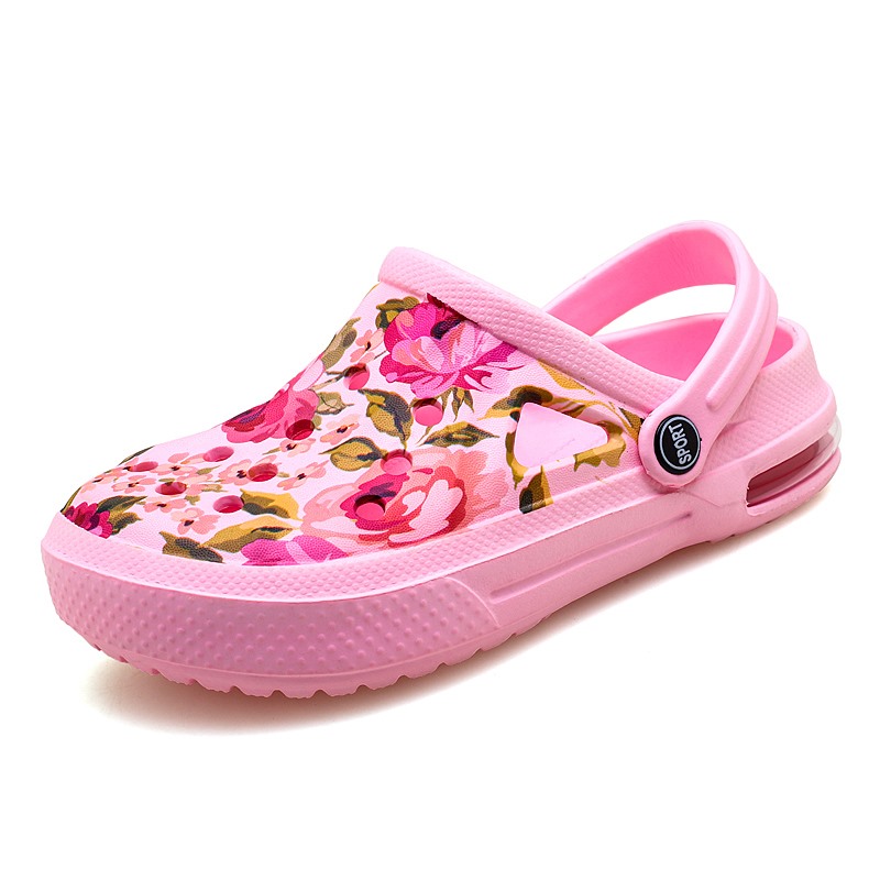 Croc Style Clog - Sommer Frauen Floral Graffiti Clogs Sandalen