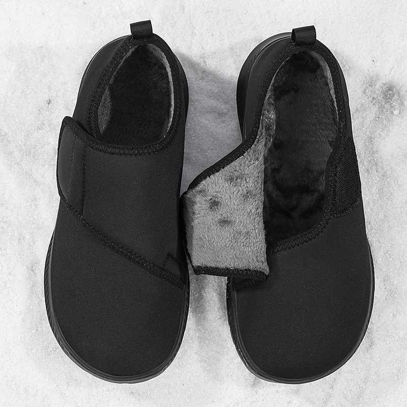 Women'S Shoes For Bunions - Winter-Offenschuhe für Senioren mit Plüschfutter für