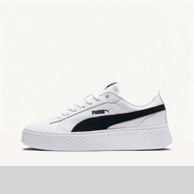 Women Shoes Puma - Puma Smash Platform: Minimalistische, Vielseitige, Gedämpfte,
