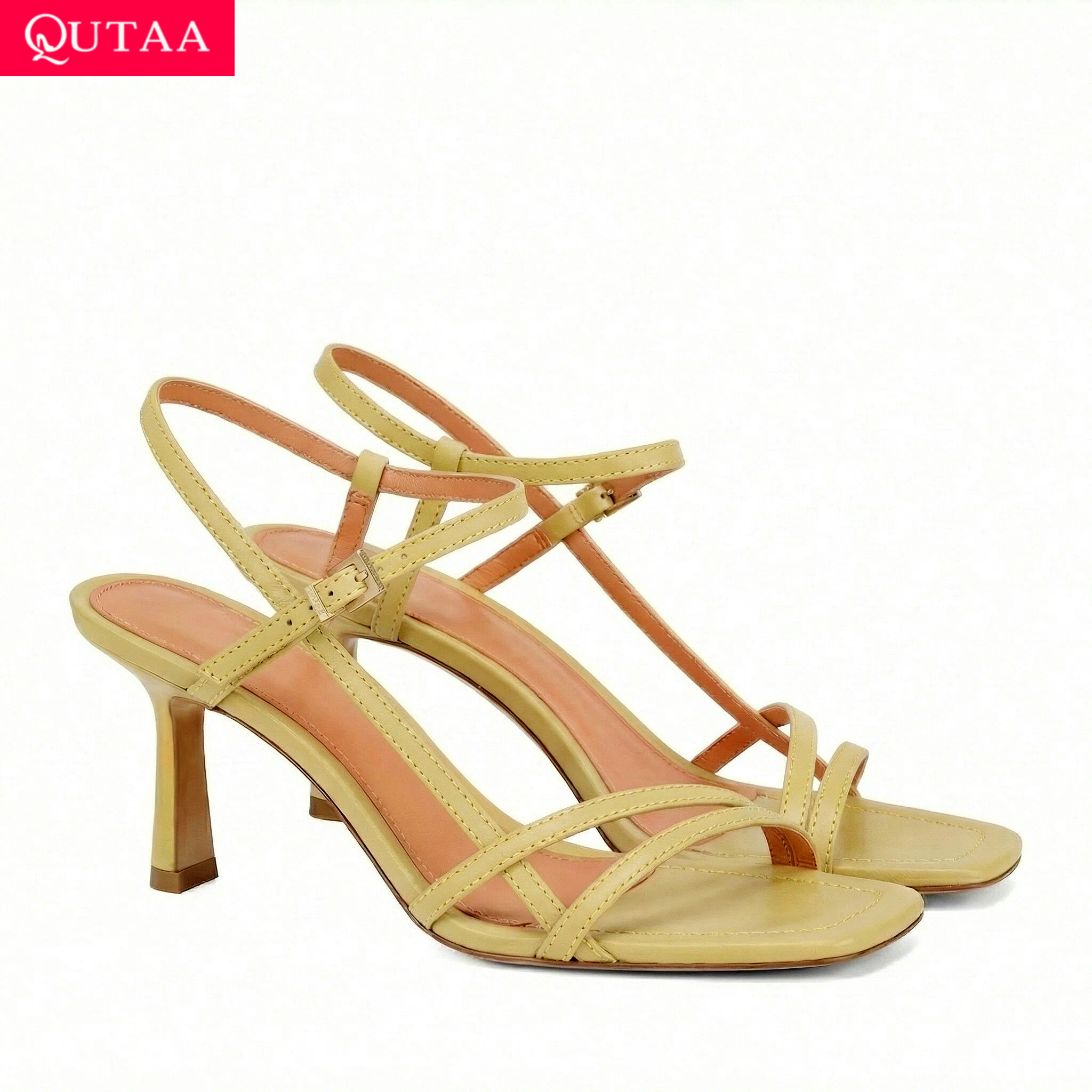 Women'S Shoes Kitten Heels - QUTAA Modische High Heels für Damen,
