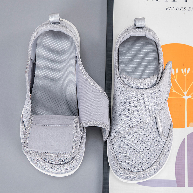 Women'S Shoes For Bunions - Offene Schuhe für ältere Menschen, verstellbare