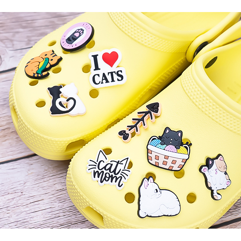 Süße Katzen Schuh Charms Pin f – Croc Style Clog Bewertung und Preis