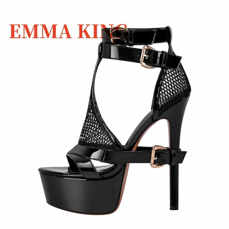 Gelbe Mesh-Plateau-Sandalen mi – Women'S Shoes Trendy Bewertung und Preis