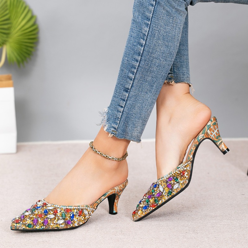Luxus Strass Kitten Heel Hauss – Women'S Shoes Kitten Heels Bewertung und Preis