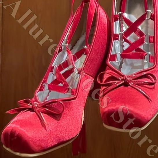 Damen-Ballerinas im Y2K-Stil m – Ribbon Tie Heel Bewertung und Preis