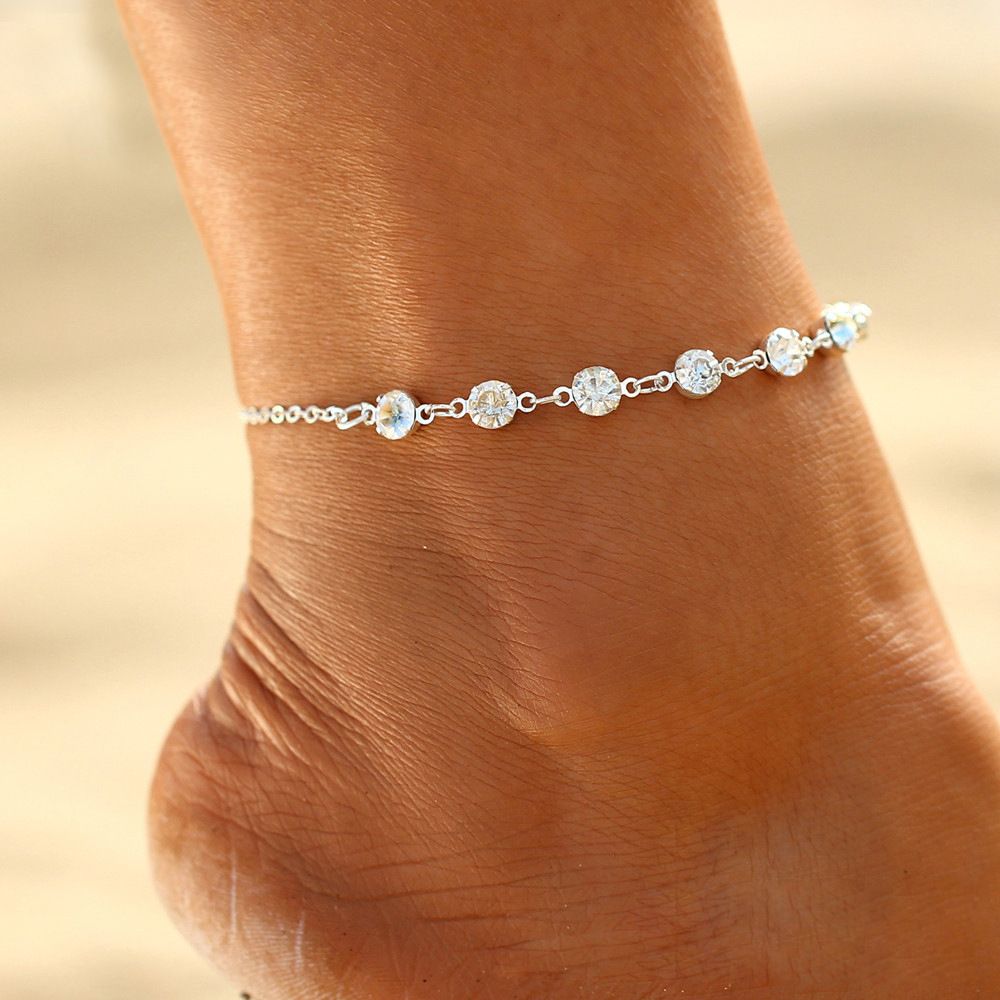 Fuß Knöchel Gold Silber Geburt – Gold Chain Sandal Bewertung und Preis