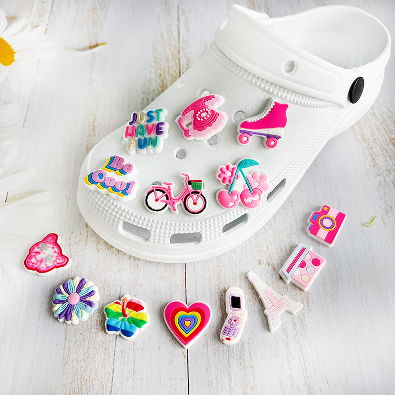 Süße rosa Schleife Fahrrad Reg – Croc Style Clog Bewertung und Preis