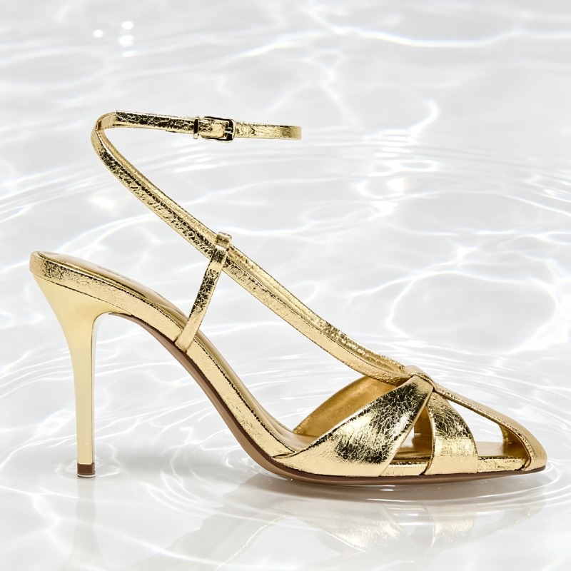 Mode Gold Dünnen Absätzen Sand – Women Shoes Brand Bewertung und Preis