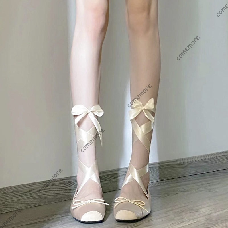 Damen-Ballerinas mit Satinband – Ribbon Tie Heel Bewertung und Preis
