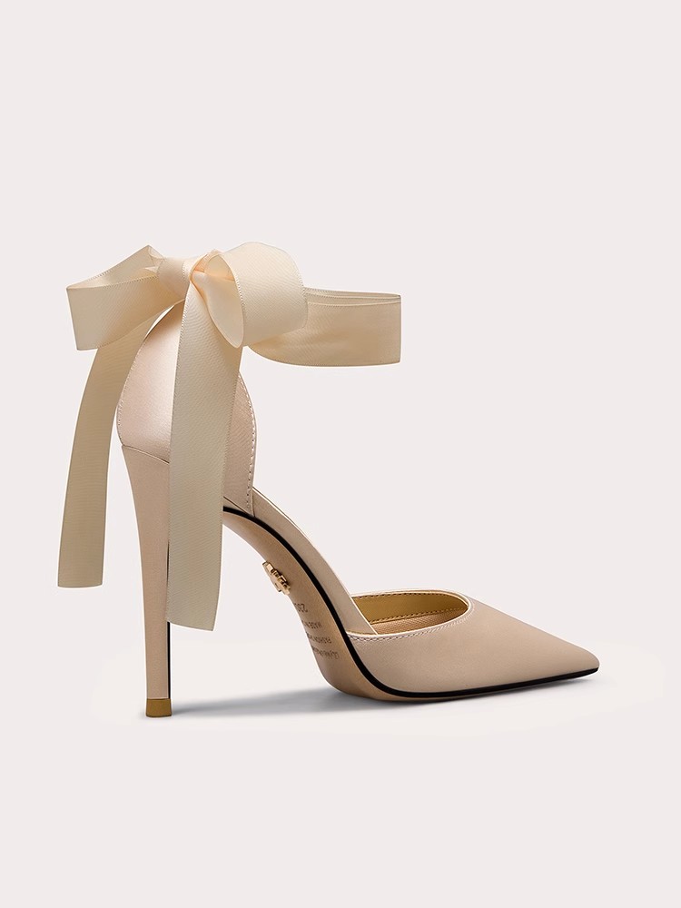 Stiletto-Sandalen für Frühling – Ribbon Tie Heel Bewertung und Preis