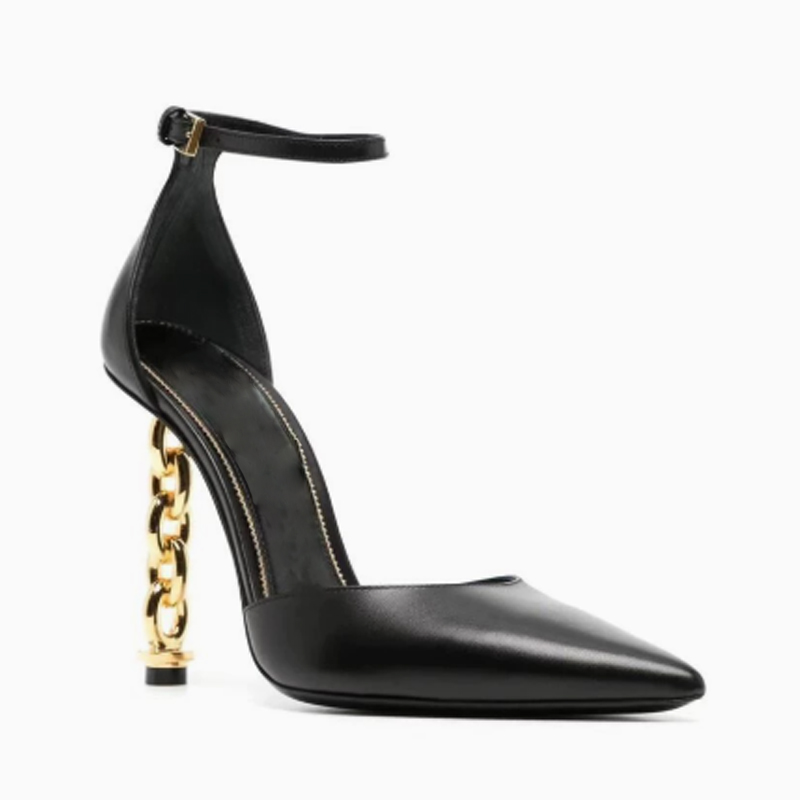 Sexy Goldkette Ferse Spitzschu – Gold Chain Sandal Bewertung und Preis