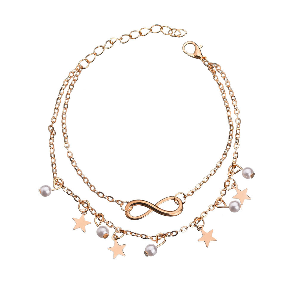 Einfache Quaste Doppel Stern P – Gold Chain Sandal Bewertung und Preis