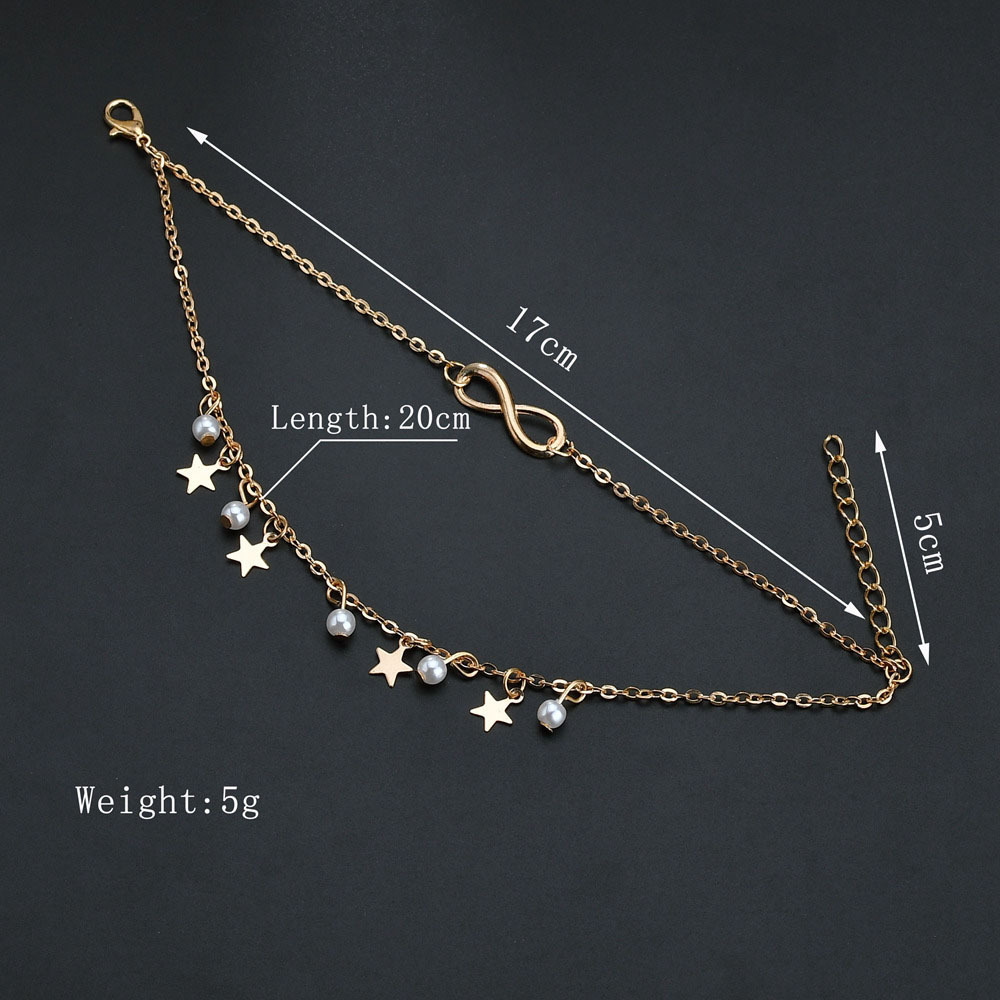 Einfache Quaste Doppel Stern P – Gold Chain Sandal Bewertung und Preis