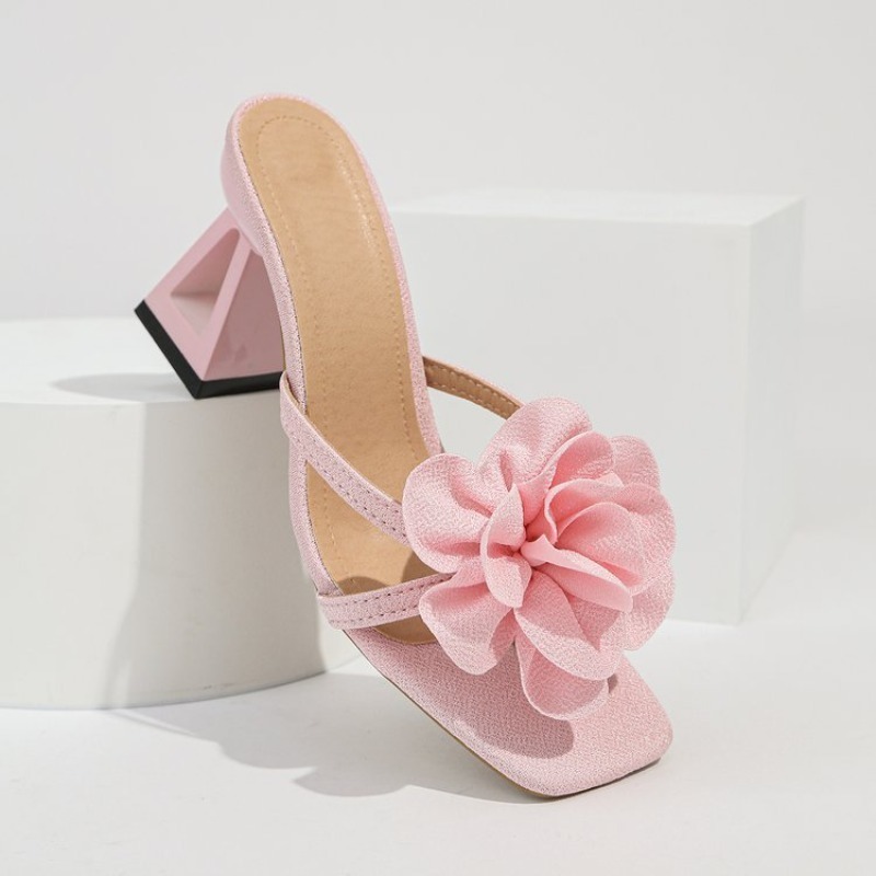Damen-Sandalen mit 3D-Blumende – Women Shoes Formal Bewertung und Preis
