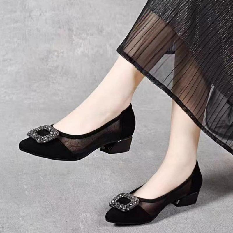 Elegante Spitze Mesh-Pumps mit – Women Shoes Formal Bewertung und Preis