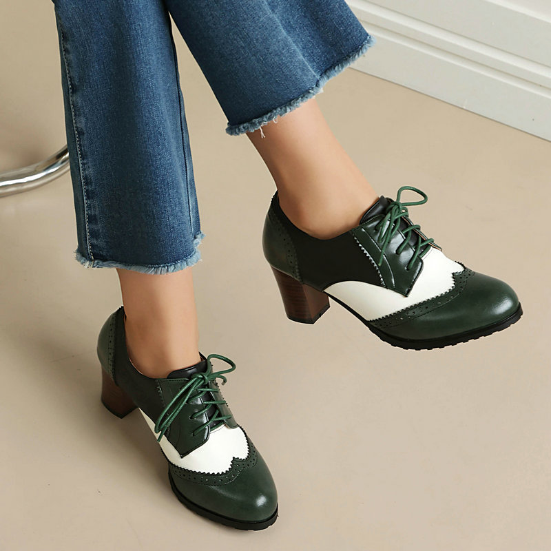 Vintage Zweifarbige Brogue Oxf – Women'S Xti Shoes Bewertung und Preis